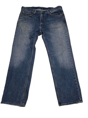Levi's 559 Men's Relaxed Straight Leg Jeans in Washed Blue Size US 38